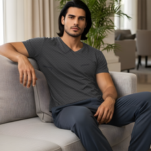 تحميل الصورة إلى عارض المعرض، WG SS PJ WITH PANTS Wine Flower