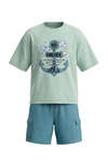 Boys SS Oversize T-Shirt With Short Pajama Set – Dewkist