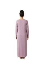 تحميل الصورة إلى عارض المعرض، Women’s Long Sleeve Dress with Ruffles – Sea Fog