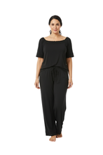 Load image into Gallery viewer, Women’s Short Sleeve Pajamas – Moonless Night