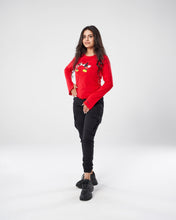 تحميل الصورة إلى عارض المعرض، تي شيرت ديزني بيسوس إل إس أحمر للنساء