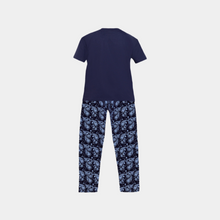 تحميل الصورة إلى عارض المعرض، بيجامة رجالية بأكمام قصيرة باللون الأزرق البحري x
بيزلي أزرق داكن