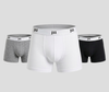 مجموعة من 3 سراويل داخلية رجالية مقاس 5 بوصات بلون سادة