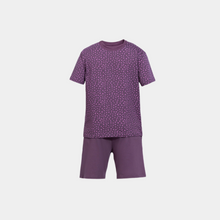 Load image into Gallery viewer, SS PAJAMA WITH SHORT (Pink Flowers)