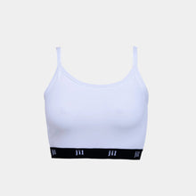 تحميل الصورة إلى عارض المعرض، حمالة صدر رياضية باللون الأبيض