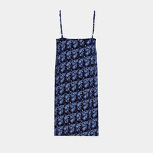 Load image into Gallery viewer, SLIP DRESS Navy paisely