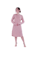 Load image into Gallery viewer, Women LS Dress, Red Paisely