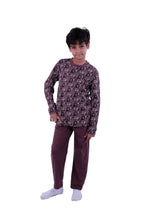 تحميل الصورة إلى عارض المعرض، بنطلون صالة للأولاد بلون الشوكولاتة المر