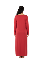 تحميل الصورة إلى عارض المعرض، Women’s Long Sleeve Dress with Ruffles – Paradise Pink
