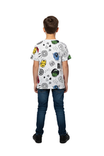 تحميل الصورة إلى عارض المعرض، Boys All Over Print Polyester T-Shirt