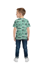 تحميل الصورة إلى عارض المعرض، Boys All Over Print Polyester T-Shirt
