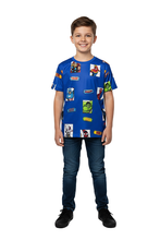 Load image into Gallery viewer, Boys All Over Print Polyester T-Shirt