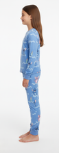 تحميل الصورة إلى عارض المعرض، LS PJ WITH PANTS AOP/Della Robbia Stitch Thermal, 100% Synthetic Knit