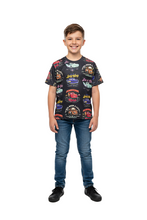 تحميل الصورة إلى عارض المعرض، Boys All Over Print Polyester T-Shirt