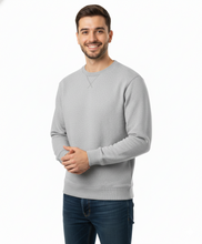 Load image into Gallery viewer, Crewneck Sweatshirt for Him & Her | Cool Gray & Moonless Night