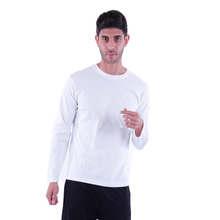 Load image into Gallery viewer, Men Long Sleeve T.SHIRT bright white