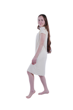 تحميل الصورة إلى عارض المعرض، Women Short Sleeve Rib Dress - Transparent Yellow