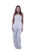 تحميل الصورة إلى عارض المعرض، Women Tank Top Pajama - Bright White