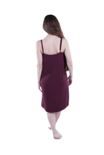 تحميل الصورة إلى عارض المعرض، Women Slip Dress - Windsor Wine