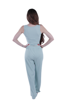 Load image into Gallery viewer, Women Tank Top Rib Pajama - Cameo Green