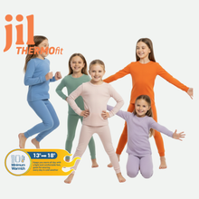 تحميل الصورة إلى عارض المعرض، Girls LS T.SHIRT THERMAL, 95% Cotton & 5% Lycra