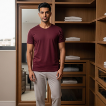 تحميل الصورة إلى عارض المعرض، WG O-NECK SS T.SHIRT Windsor Wine