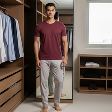 تحميل الصورة إلى عارض المعرض، WG O-NECK SS T.SHIRT Windsor Wine