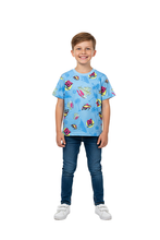 تحميل الصورة إلى عارض المعرض، Boys All Over Print Polyester T-Shirt