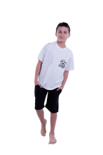 Load image into Gallery viewer, Boys Short Sleeve Pajama with Shorts - Bright White
