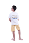Boys Short Sleeve Pajama with Shorts - Bright White