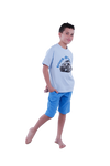 Boys Short Sleeve Pajama with Shorts and Pants -Nantucket Breeze