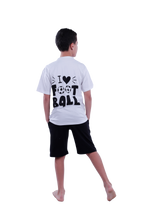 Load image into Gallery viewer, Boys Short Sleeve Pajama with Shorts - Bright White
