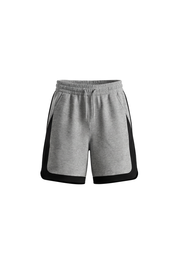 شورت رجالي قطن Cool Gray 4C – راحة يومية بأسلوب عصري