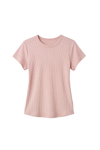 Women Short Sleeve Rib Undershirt – Ballerina