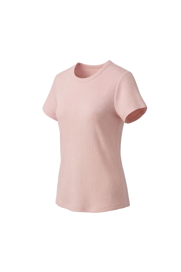 Women Short Sleeve Rib Undershirt – Ballerina