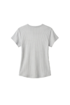 Women Short Sleeve Rib Undershirt – Whitecap Gray