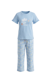 Girls SS T-Shirt With Ruffles & Bermuda Pants Pajama Set – Nantucket Breeze