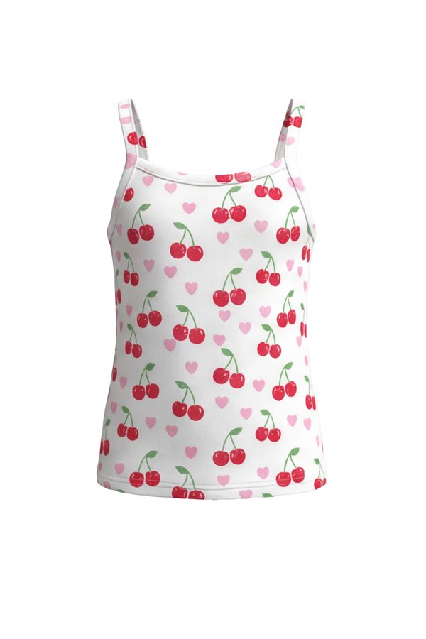 Girls Slip Top – Cherry