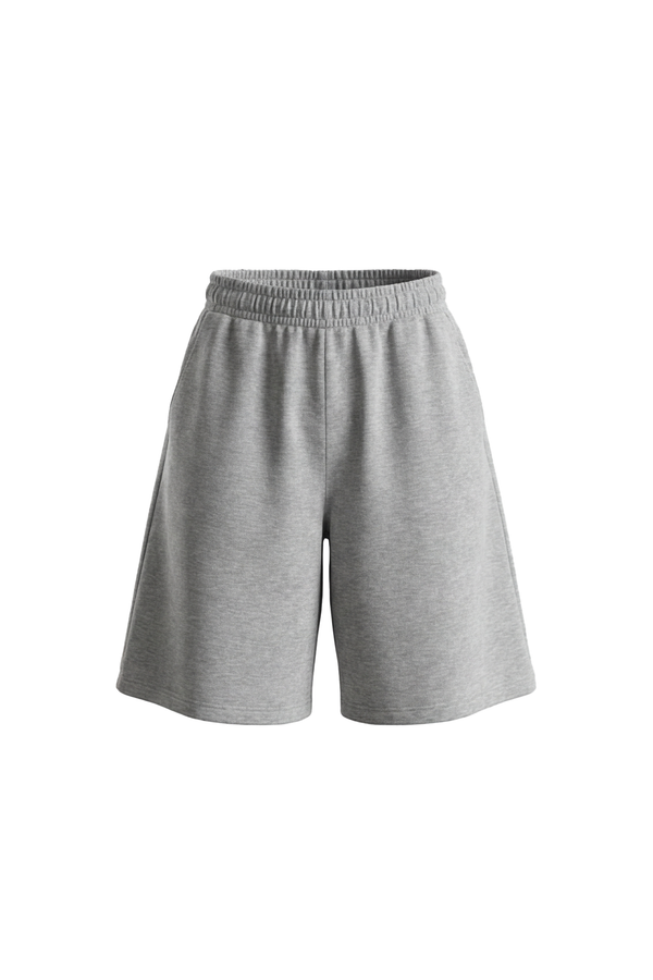 شورت رجالي قطن واسع Grey – راحة عملية بستايل عصري