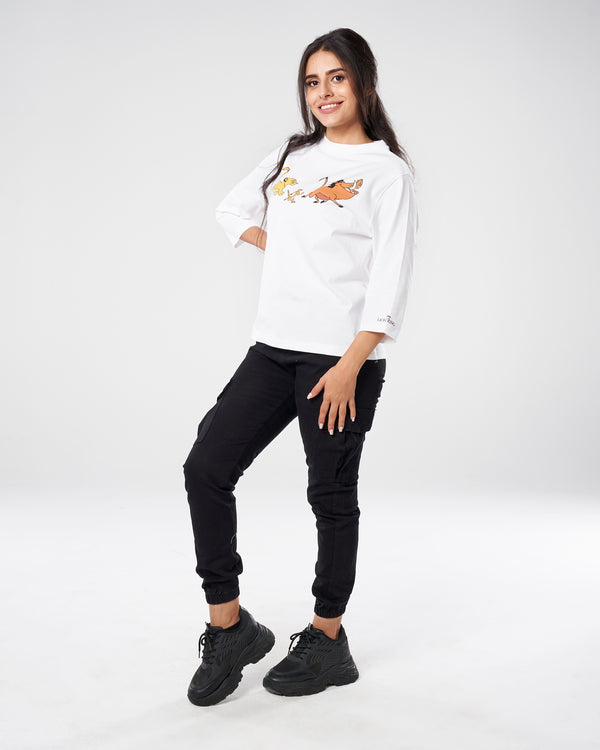 تي شيرت LION KING LS للنساء