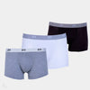 مجموعة من 3 بوكسر داخلية رجالية مقاس 5 بوصات بلون سادة