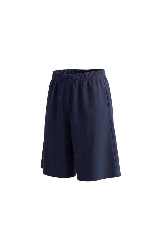 شورت رجالي قطن Wide Leg Naval Academy – راحة عصرية بحرية حركة