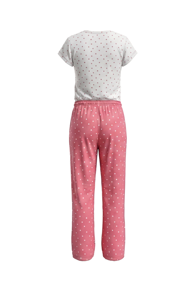 Women SS T-Shirt with Pants Pajama Set – Light Hearts