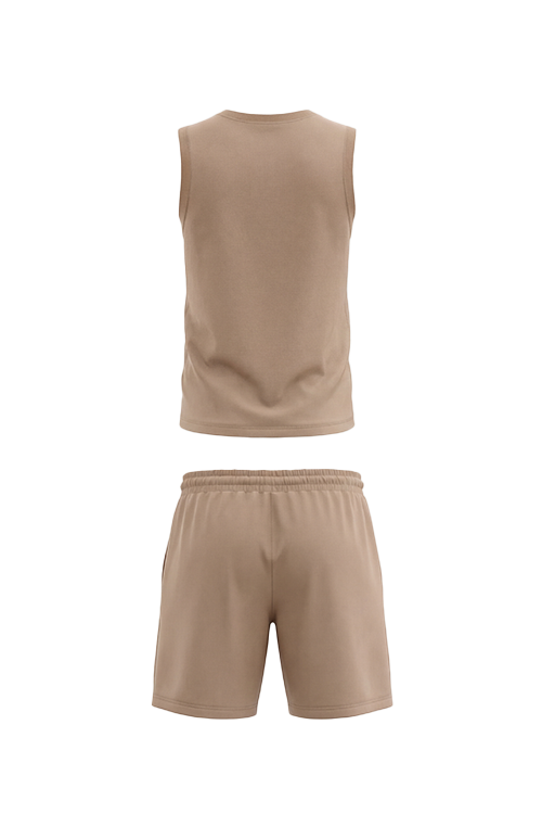 Boys Sleeveless Top With Short Pajama Set – Brush