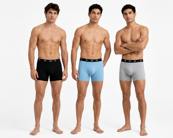 Men 3" Trunk Pack of 3, Multi Color