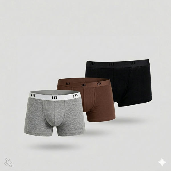 مجموعة من 3 بوكسر داخلية رجالية قصير