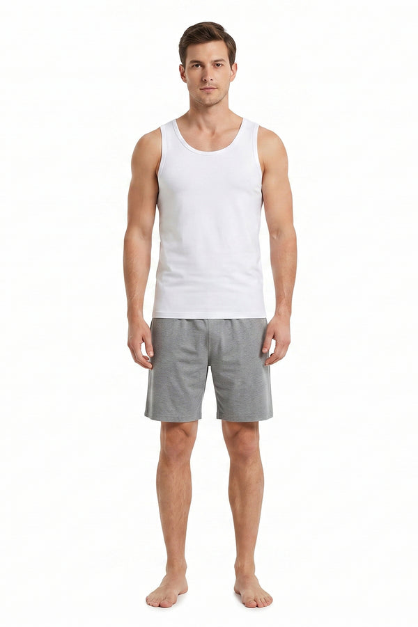 Men TANK TOP White