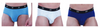 Men Slim Brief Pack of 3, SOLID COLORS