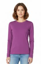 تحميل الصورة إلى عارض المعرض، شيرت طويل الاكمام باللون الوردي