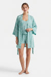 Women V-Neck Cotton Pajama Set – Skyride